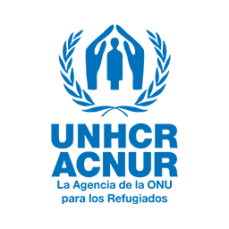 Logo oficial de ACNUR.